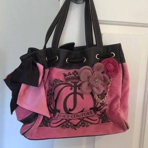 Pink & Brown Juicy Tote Bag (great condition)